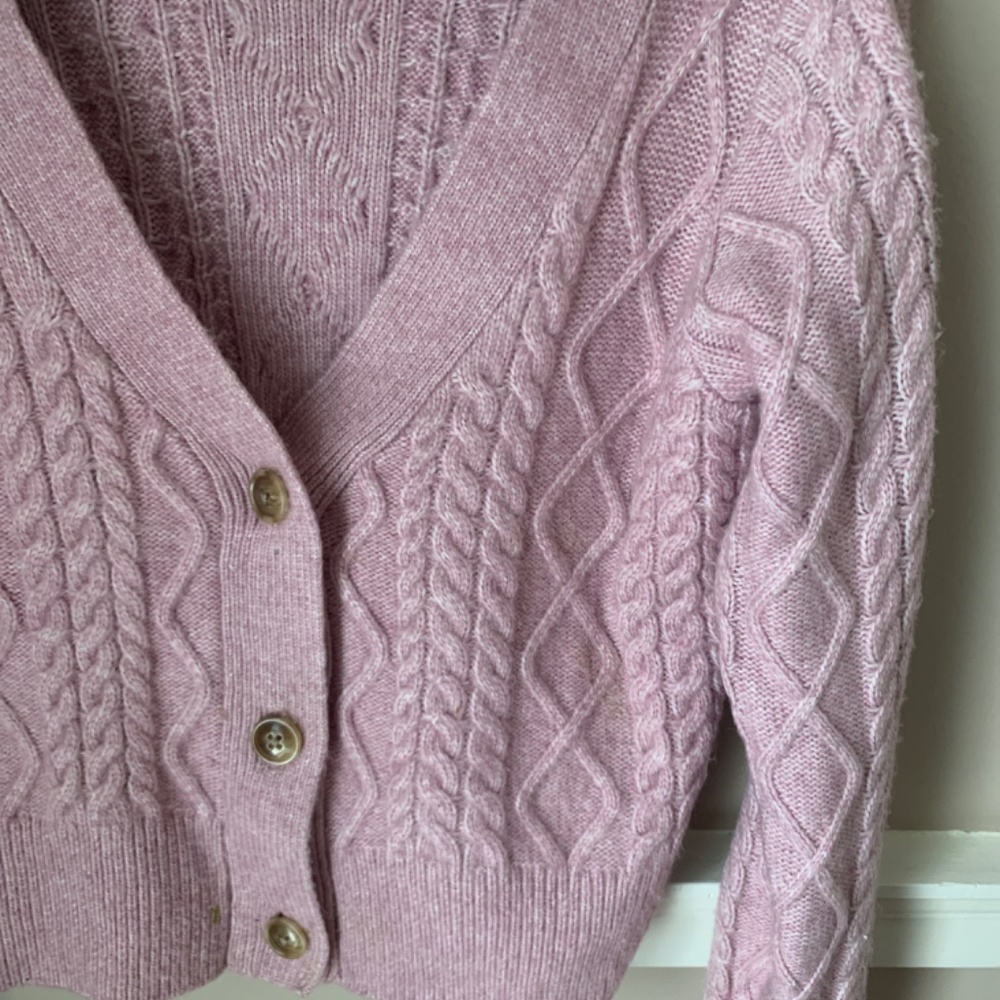Pink cardigan small - Picture 2 of 2